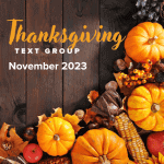 Thanksgiving text thumbnail 2023