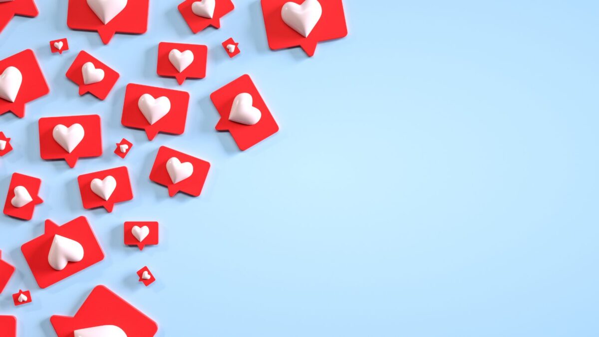light on social media